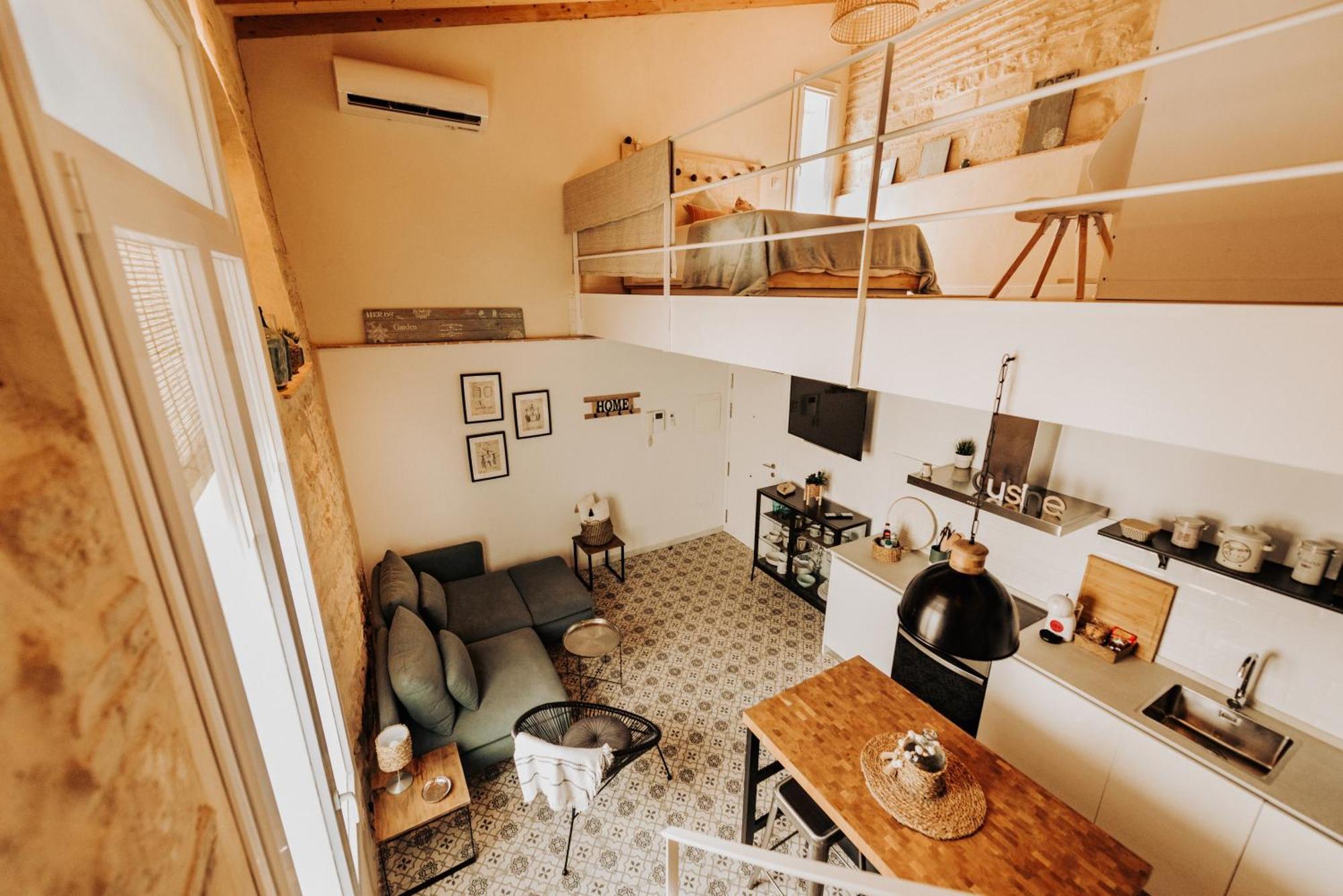 Apartamento Loft céntrico con patio Bodega San Javier Jerez de la Frontera Exterior foto